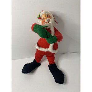 Annalee‎ 1963 Santa Claus Christmas Mobilitee Poseable Doll 18" Tall Vintage